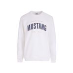 Mustang Bisiklet Yaka Ekru Erkek Sweatshirt M4WM-SWT-1981, XL