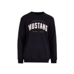 Mustang Bisiklet Yaka Siyah - Beyaz Sweatshırt, S, 5003168876, Siyah - Beyaz, erkek