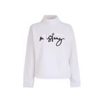 Mustang Dik Yaka Baskılı Sweatshirt, L, 5003166845, Ekru, kadın