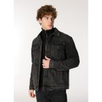 Mustang Erkek Denim Ceket - L - Antrasit