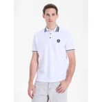 Mustang Erkek Polo Yaka T-shirt 5003232954, Beyaz, M