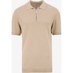 Mustang Fermuarlı Yaka Regular Fit Düz Bej Erkek Kazak M5SM-KZK1448 - 2XL