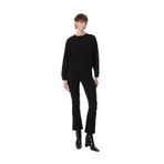 MUSTANG Georgia Skinny Flared Normal Bel Flare Denim Pantolon, 27-32, pantolon2390, Siyah, Kadın