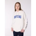 Mustang Kapüşonlu Baskılı Sweatshirt, M, 5003166746, Ekru, Kadın