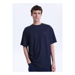 Mustang Lacivert Erkek Relaxed Baskılı T-Shirt M6SM-TST1543