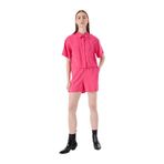 Mustang Lastikli Nakışlı Şort, M, 5003233906, Pembe, Kadın