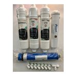 Mustang Life Water Tüm Kapalı Kasalar Için 5 Aşamalı Inline Filtre Seti