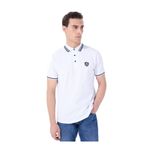 Mustang Nakışlı Polo T-Shirt, S, 5003232954, Beyaz, Erkek