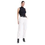 Mustang Normal Bel Relaxed Pantolon, M, 5003277364, Ekru, Kadın