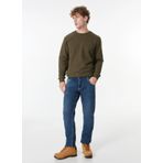 Mustang Normal Bel Slim Fit Lacivert Erkek Denim Pantolon Michigan Slim -1306