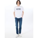 Mustang Orta Bel Tapered Fit Indigo Erkek Denim Pantolon Toledo Tapered -1014 - İndigo
