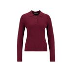 Mustang Polo Yaka Basic Kazak, S, 5003276408, Bordo, Kadın