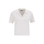Mustang Polo Yaka Normal Nakışlı Beyaz Kazak Kadın M5SL-KZK1909 - XL