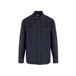 Mustang Relaxed Fit Yıkamalı Denim Gömlek, M, 5003168855, Siyah, Erkek