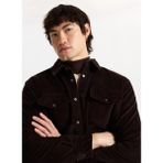 Mustang Relaxed Kahve Fitilli Erkek Gömlek M5WM-GML1807 - 2XL