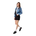 Mustang Standart Bel Normal Denim Şort JODIE - 1110, 25, 5003232379, Siyah, Kadın