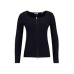 Mustang U Yaka Slim Fit Hırka, XS, 78453827642103, Siyah, Kadın