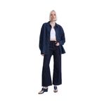 Mustang Yüksek Bel Bol Paça Kesim Denim Pantolon, 29-30, 5003336211, Lacivert, Kadın