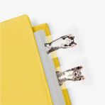 Mustard Cat in a Book Ayraç