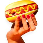 Mustard Hot Dog Kablosuz Mouse - Sarı