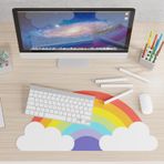 Mustard Rainbow Mouse Pad