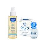 Mustela 100 ml Bebek Bakım Masaj Yağı + 50 ml Musti Bebek Parfümü
