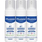 Mustela 3x150 ml Foam Shampoo Yenidoğan Konak Önleyici Köpük Şampuan