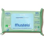 Mustela 60 Yaprak Kompost Edilebilir Islak Mendil