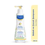 Mustela %95 Doğal İçerikli Kuru Cilt Cold Cream İçeren Besleyici Şampuan Saç Vücut Bebek Çocuk 300ml