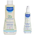Mustela Banyo Seti Yatıştırıcı Etkili Şampuan ve Tazeleyici Sprey 500 ml ve 200 ml Bebekler İçin