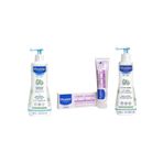 Mustela Bebek Bakım Seti (500Ml Şampuan+300Ml Vücut Losyon+100 Ml Pişik Önleyici Krem)