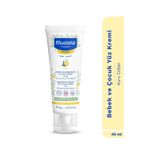 Mustela Cold Cream Ve Organik Balmumu Içeren Kuru Ciltler Için Besleyici Bebek Yüz Kremi