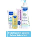 Mustela Doğal İçerikli Bebek Bakım Seti 500 ml Hassas Ciltler İçin Yenidoğan Şampuan Pişik Kremi
