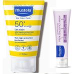 Mustela Güneş Losyonu Spf 50 100 ml - Mustela Vitamin Barrier 1-2-3 Cream 50 ml Pişik Kremi