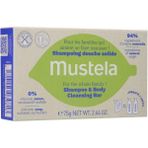 Mustela Katı Şampuan ve Vücut Temizleme Sabunu Kokusuz 75 gr Aile Kullanımına Uygun