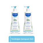 Mustela Organik Avokado Içeren Yenidoğan Bebek Göz Yakmayan Şampuanı Saç, Vücut 500 ml X2