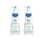 Mustela Organik Avokado İçeren Yenidoğan Bebek Şampuanı, Saç ve Vücut, 500 ml x2