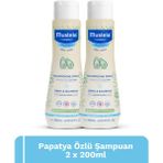 Mustela Papatya Özlü Göz Yakmayan Kolay Tarama Sağlayan Bebek ve Çocuk Şampuanı 2’li Set 200 ml x 2