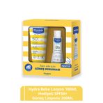 Mustela Spf 50+ Güneş Koruyucu Tüm Cilt Tipleri Bebek Çocuk Yetişkin 200ML+HYDRA Bebe Losyon 100ML Hediyeli