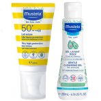 Mustela Tüm Aile İçin Spf 50+ Güneş Losyonu 40 Ml + Mustela Yenidoğan Saç Ve Vücut Şampuanı 200 Ml