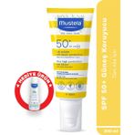 Mustela Tüm Cilt Tipleri İçin SPF 50+ Güneş Koruyucu Krem 200 ml + HYDRA Bebe Losyon 100ml Yaz İçin İdeal Koruma