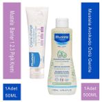 Mustela Vitamin Barrier 1.2.3 100 ml Pişik Kremi + 500 ml Yenidoğan Şampuan