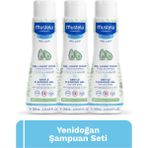 Mustela Yenidoğan Bebek Göz Yakmayan Şampuanı Saç, Vücut 3’lü Set 200 ml x 3