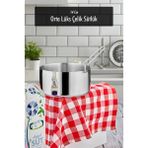 Mustran 14 cm Orta Boy Lüx Paslanmaz Çelik Sütlük & Sosluk & Kaçerola