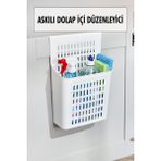 Mustran Askılı Dolap Içi Düzenleyici & Sepet Raf Organizeri & Çok Amaçlı Düzenleyici & Deterjanlık Şampuanlık
