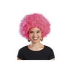 Mustran Kıvırcık Afro Parti Peruk, Tek Ebat, SMR-E084avnmustran, Pembe