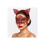 Mustran Romantik Dantel Maske Seti, Tek Ebat, E153-E240-3avnmustran, Kırmızı