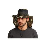 Mustran Uv Korumalı Enseli Şapka Güneş Koruyucu Kamuflaj Tarla Bahçe Çiftçi Şapkası Outdoor Kullanım Haki