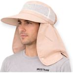 Mustran Uv Korumalı Geniş Siperli Enseli Güneş Şapkası Fileli Outdoor Balıkçı Kamp Bahçe Unisex - Tek Beden - Çok Renkli