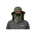 Mustran Uv Korumalı Sök Tak Maskeli Unisex Enseli Güneş Şapka Sinek Koruyucu Tarla Balıkçı Kamp Outdoor Plaj Haki